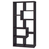  Coaster Furniture Theo 800264 71-inch 7-shelf Bookshelf - Cappuccino IMAGE 7
