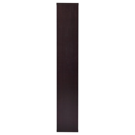  Coaster Furniture Theo 800264 71-inch 7-shelf Bookshelf - Cappuccino IMAGE 8