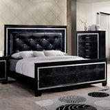 Furniture of America Bellanova CM7979BK 6 pc Queen Upholstered Panel Bedroom Set IMAGE 2