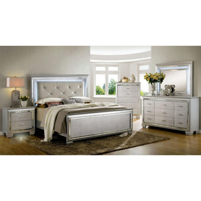  Furniture of America Bellanova CM7979SV 6 pc King Upholstered Panel Bedroom Set IMAGE 1