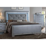  Crown Mark Lillian B7100 7 pc Queen Panel Bedroom Set IMAGE 2
