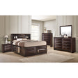  Crown Mark Emily B4265 6 pc King Bookcase Bedroom Set IMAGE 1