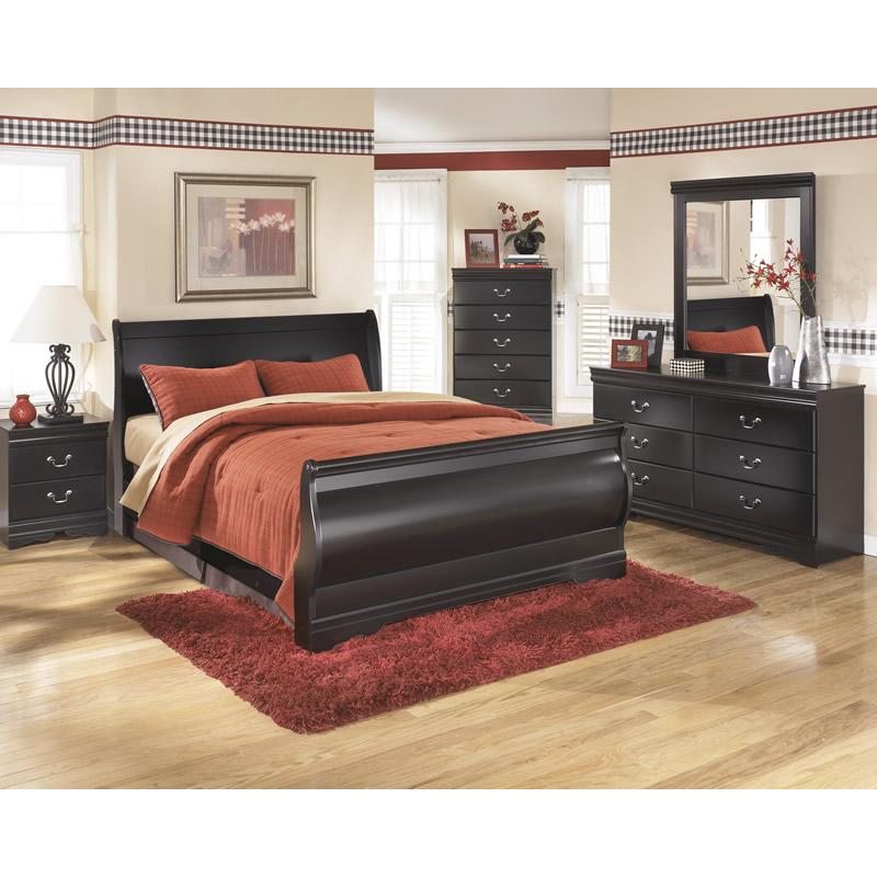  Signature Design by Ashley Huey Vineyard B128-74 Queen Sleigh Footboard IMAGE 3