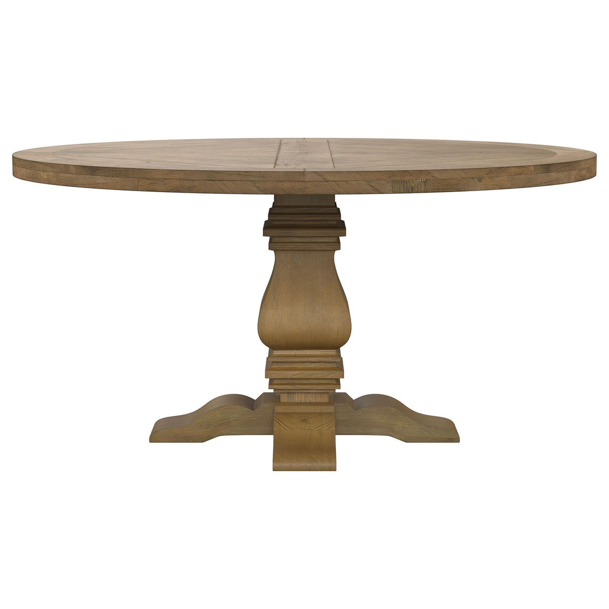 Florence 5-piece Round Dining Table Set Rustic Honey