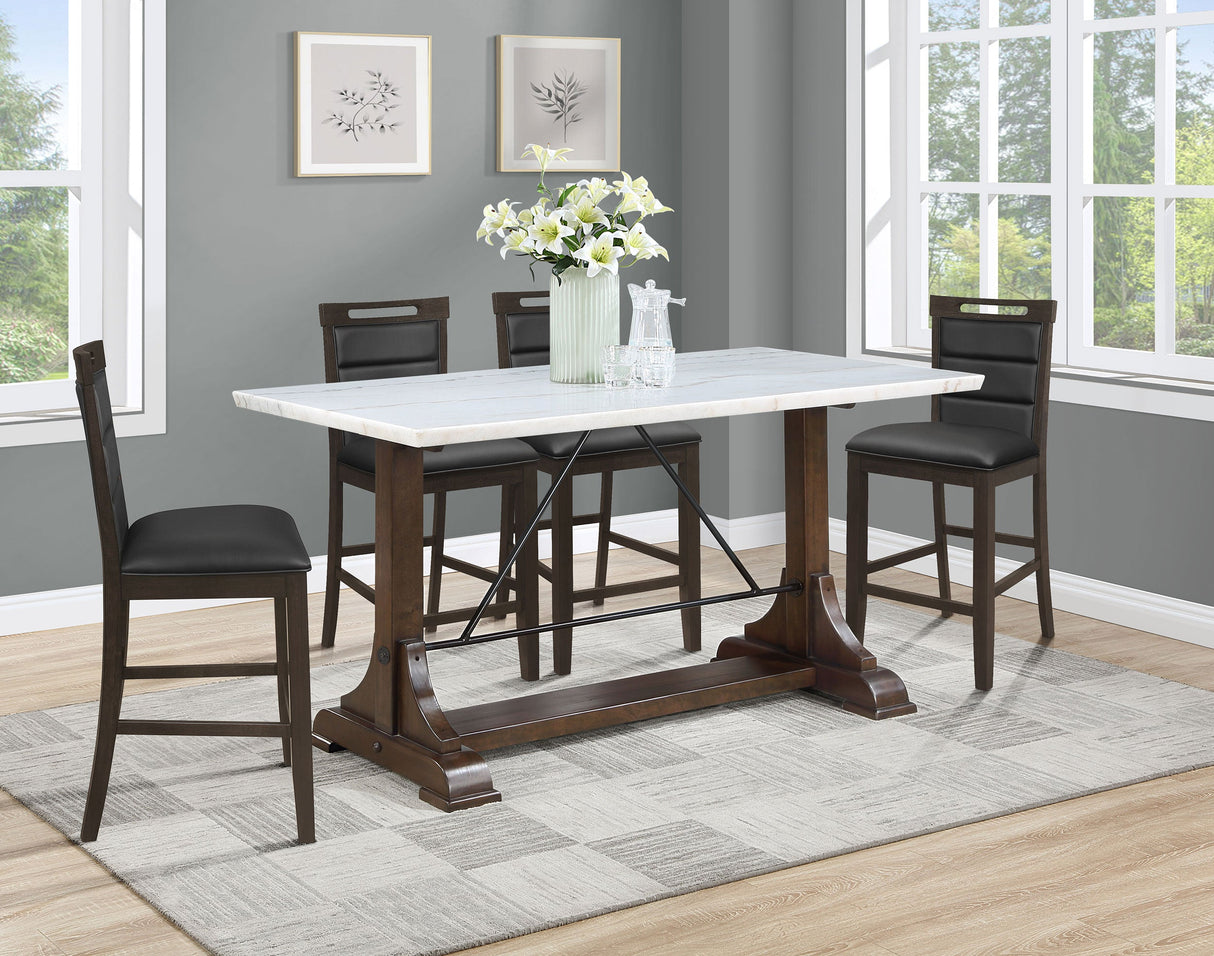 Aldrich 5 Pc Counter Height Dining Set