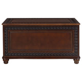  Coaster Furniture Finlay 900012 Cedar Chest - Dark Tobacco IMAGE 4