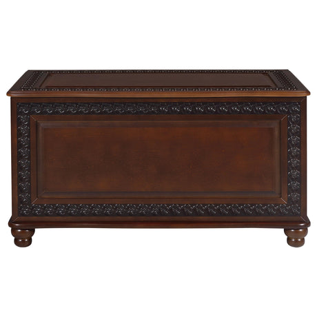  Coaster Furniture Finlay 900012 Cedar Chest - Dark Tobacco IMAGE 4