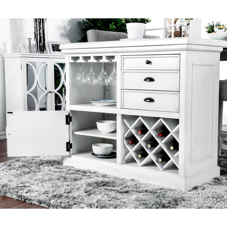  Furniture of America Sutton CM3390PT-5PC 5 pc Counter Height Dining Set IMAGE 4