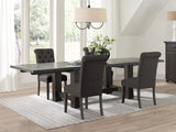 Calandra Rectangular Dining Set With Extension Leaf