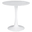 Arkell 30-inch Round Pedestal Dining Table White image