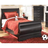  Signature Design by Ashley Huey Vineyard Twin Sleigh Bed B128-63/B128-62/B128-82 IMAGE 2