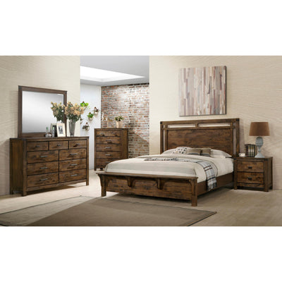  Crown Mark Curtis B4810 7 pc King Panel Bedroom Set IMAGE 1