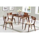  Coaster Furniture Kersey 103061 Rectangular 47-inch Wood Dining Table - Chestnut IMAGE 5