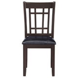  Coaster Furniture Lavon 102672 Wood Dining Side Chair - Espresso (Set of 2) IMAGE 2