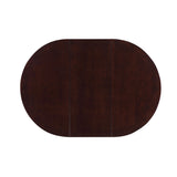  Coaster Furniture Lavon 102671 Oval 60-inch Extension Leaf Dining Table - Espresso IMAGE 3