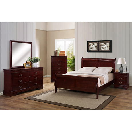  Crown Mark Louis Philip B3850 6 pc King Sleigh Bedroom Set IMAGE 1