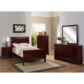  Crown Mark Louis Philip B3850 6 pc Twin Sleigh Bedroom Set IMAGE 1