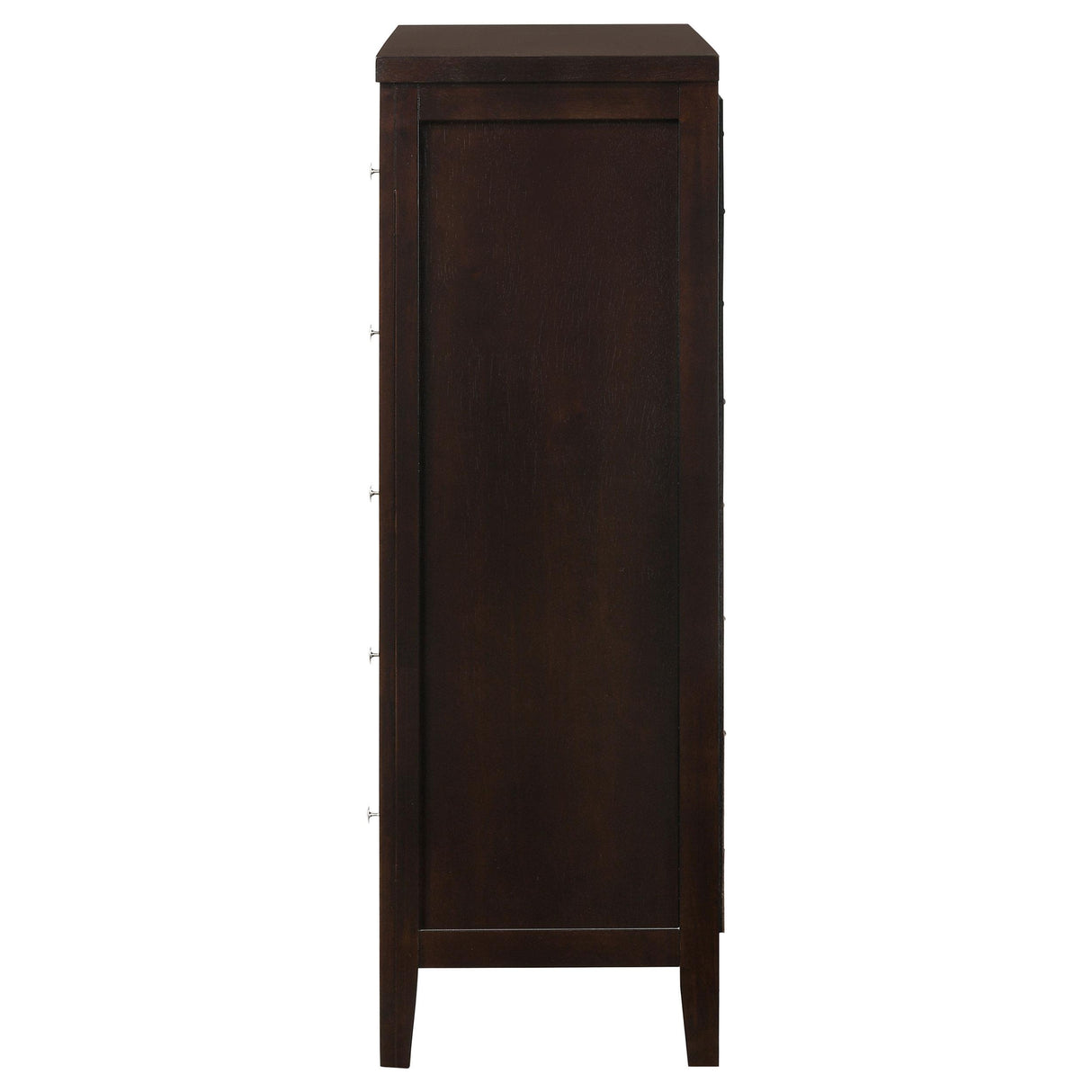  Coaster Furniture Carlton 202095 5-Drawer Bedroom Chest - Cappuccino IMAGE 4