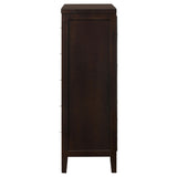  Coaster Furniture Carlton 202095 5-Drawer Bedroom Chest - Cappuccino IMAGE 4
