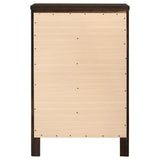  Coaster Furniture Carlton 202095 5-Drawer Bedroom Chest - Cappuccino IMAGE 6