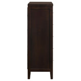  Coaster Furniture Carlton 202095 5-Drawer Bedroom Chest - Cappuccino IMAGE 8