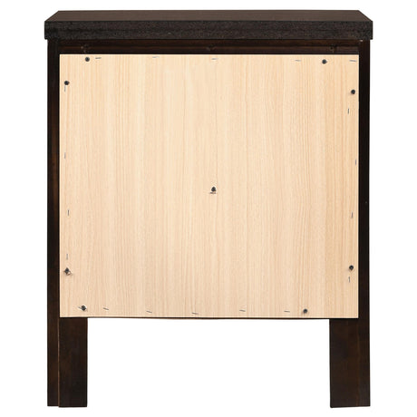  Coaster Furniture Carlton 202092 2-Drawer Nightstand - Cappuccino IMAGE 6