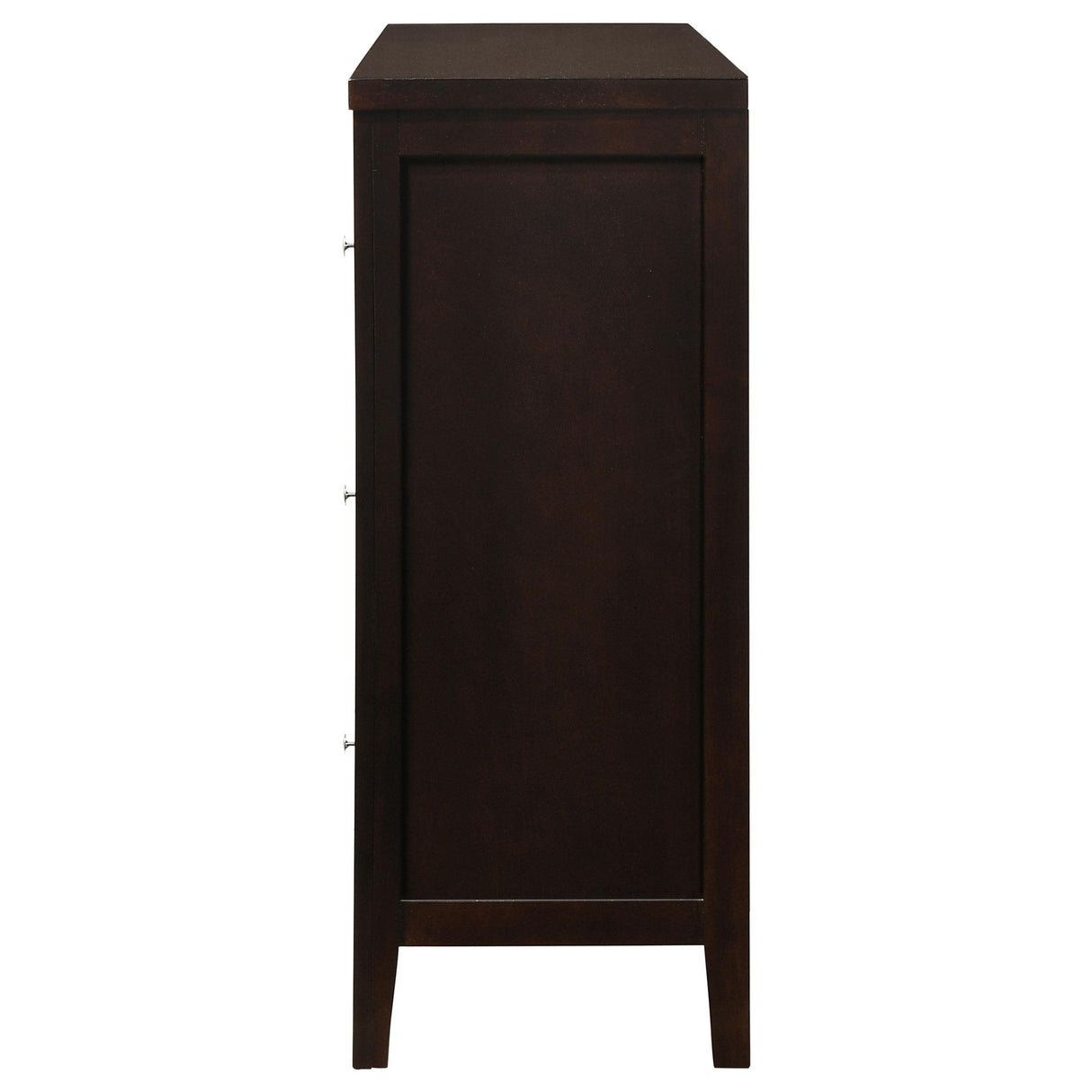  Coaster Furniture Carlton 202093 6-Drawer Dresser - Cappuccino IMAGE 4