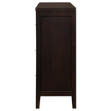  Coaster Furniture Carlton 202093 6-Drawer Dresser - Cappuccino IMAGE 4