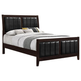  Coaster Furniture Carlton 202091KW Wood California King Panel Bed - Cappuccino IMAGE 2