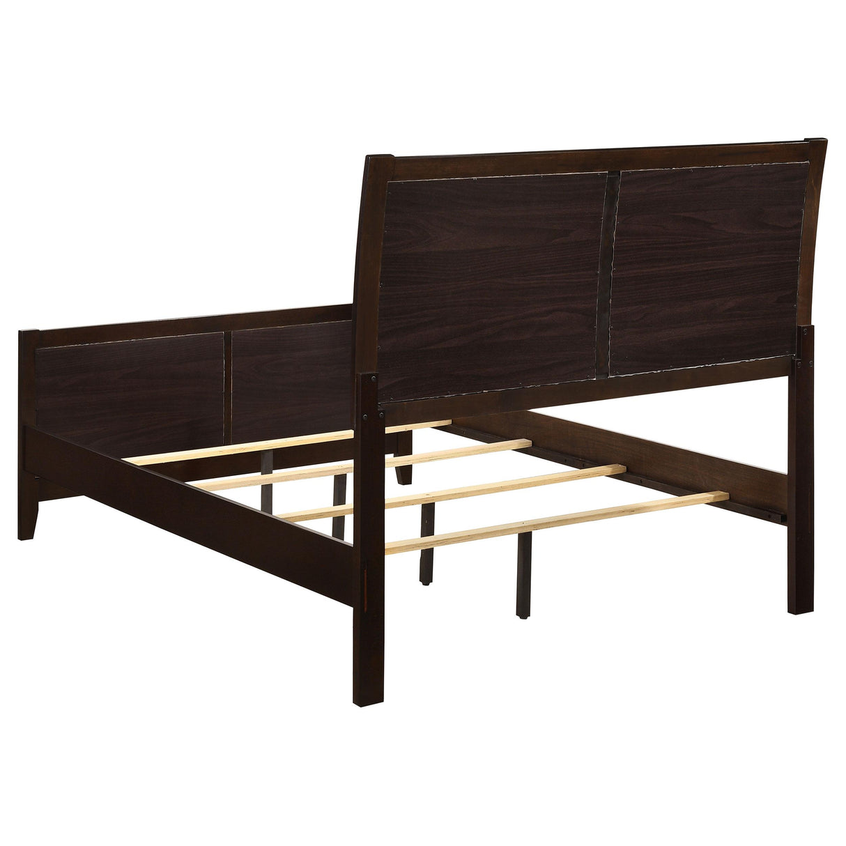  Coaster Furniture Carlton 202091KW Wood California King Panel Bed - Cappuccino IMAGE 3