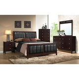  Coaster Furniture Carlton 202091KW Wood California King Panel Bed - Cappuccino IMAGE 5