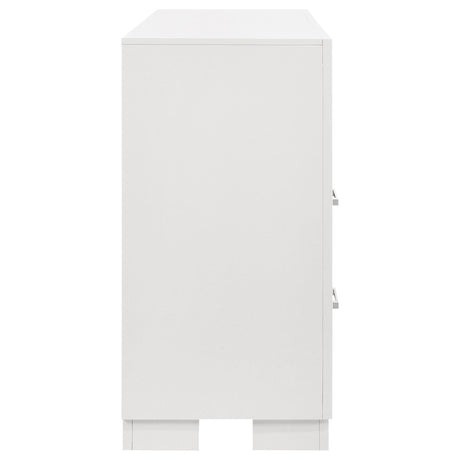  Coaster Furniture Jessica 202993 6-Drawer Dresser - Snow White IMAGE 8