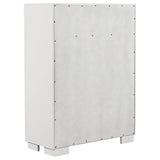  Coaster Furniture Jessica 202995 5-Drawer Bedroom Chest - Snow White IMAGE 5
