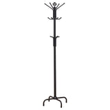 Collier 12-hook Coat Rack Black image