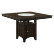  Coaster Furniture Gabriel 100438 52-inch Counter Height Dining Table - Cappuccino IMAGE 1