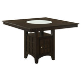  Coaster Furniture Gabriel 100438 52-inch Counter Height Dining Table - Cappuccino IMAGE 1
