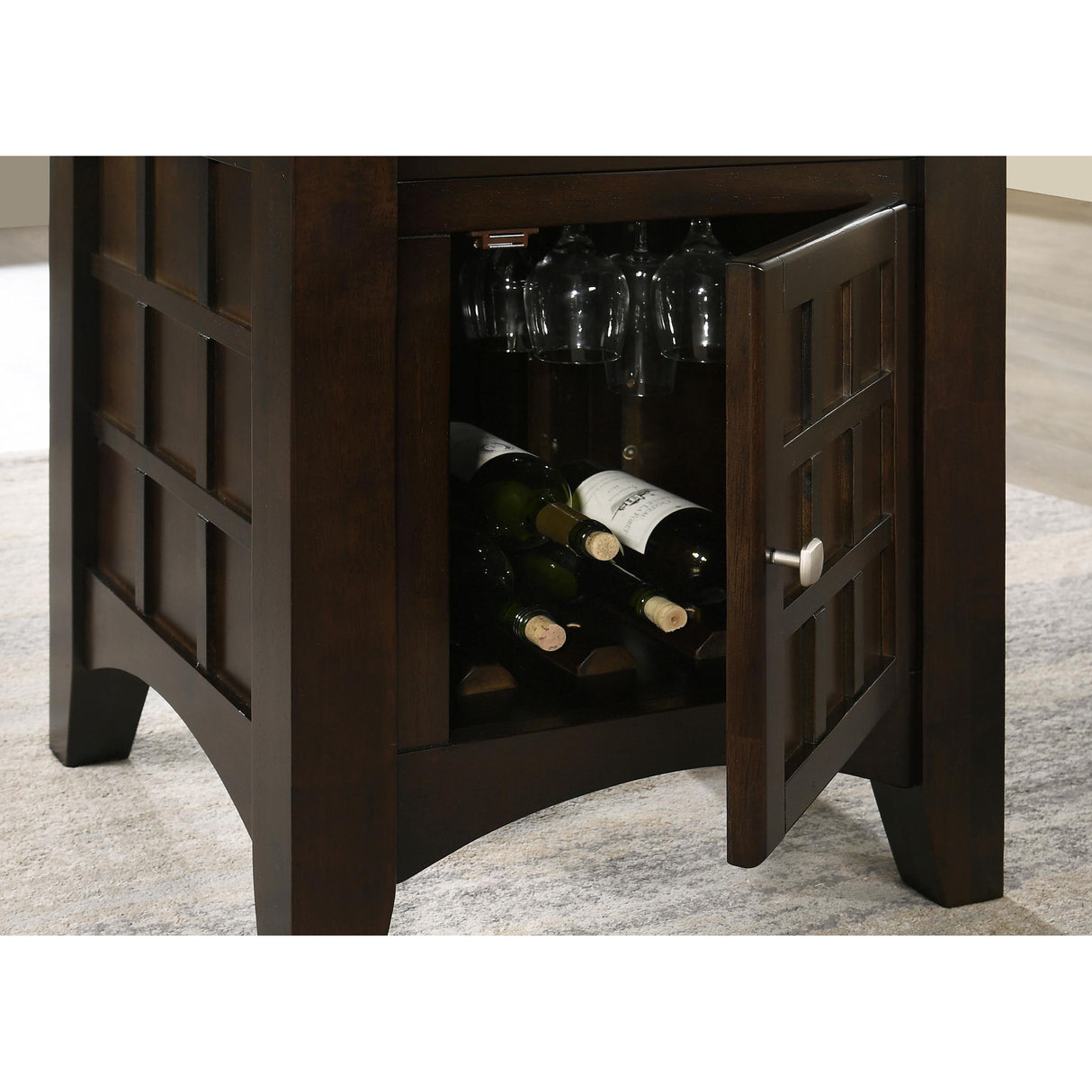  Coaster Furniture Gabriel 100438 52-inch Counter Height Dining Table - Cappuccino IMAGE 11