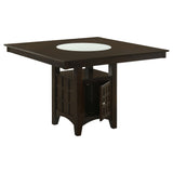  Coaster Furniture Gabriel 100438 52-inch Counter Height Dining Table - Cappuccino IMAGE 2