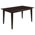  Coaster Furniture Gabriel 100771 Rectangular 59-inch Wood Dining Table - Cappuccino IMAGE 1