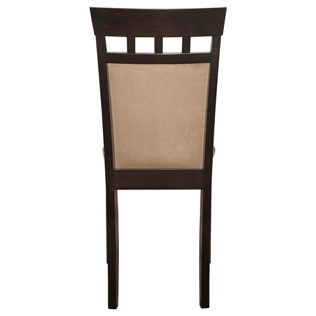  Coaster Furniture Gabriel 100773 Closed Back Dining Side Chair - Cappuccino (Set of 2) IMAGE 6