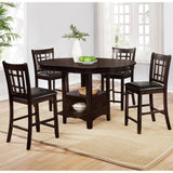  Coaster Furniture Lavon 102889 Wood Counter Chair - Black and Espresso (Set of 2) IMAGE 10
