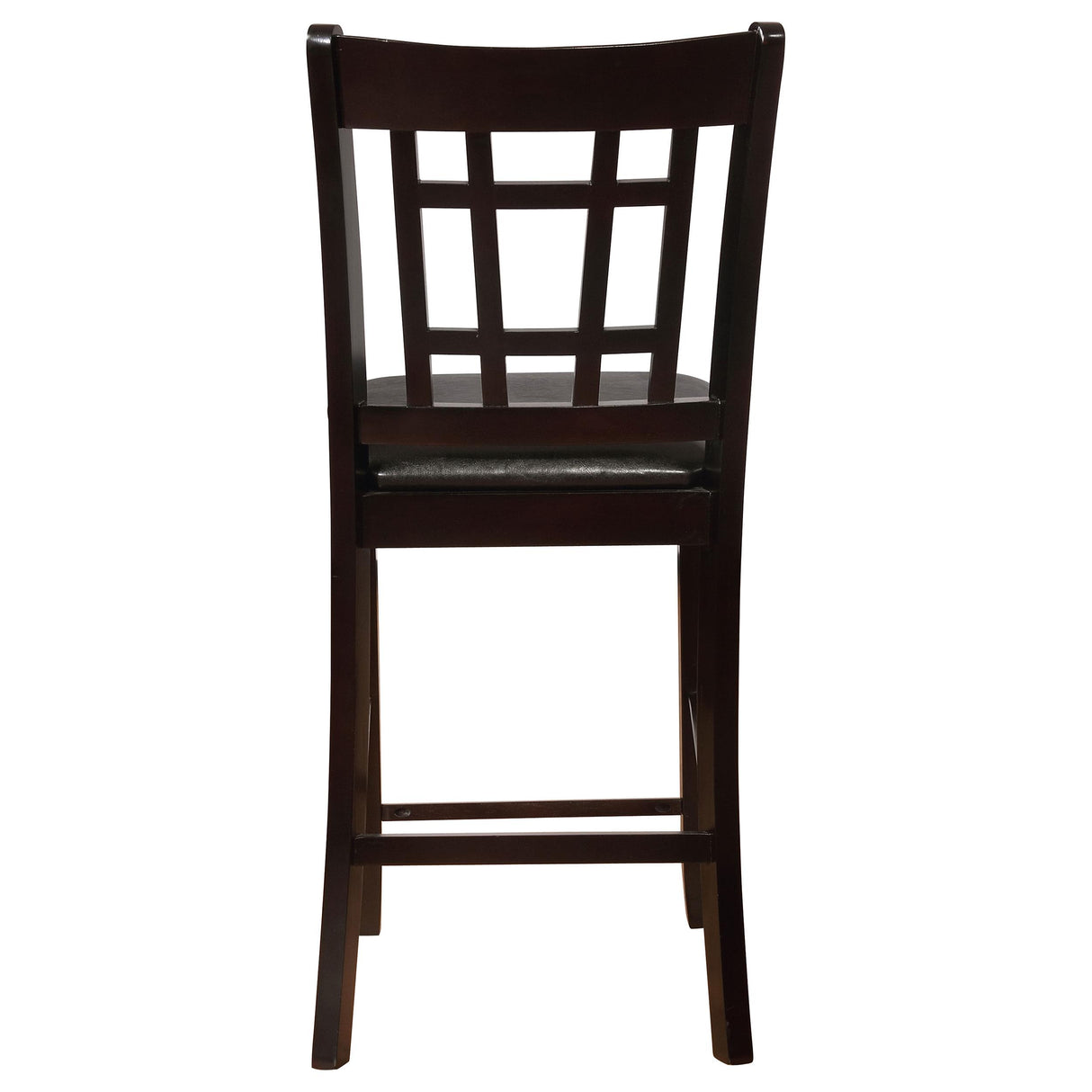  Coaster Furniture Lavon 102889 Wood Counter Chair - Black and Espresso (Set of 2) IMAGE 6
