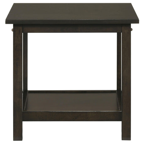  Coaster Furniture Rachelle 5909 3-piece Rectangular Coffee Table Set - Deep Merlot IMAGE 7