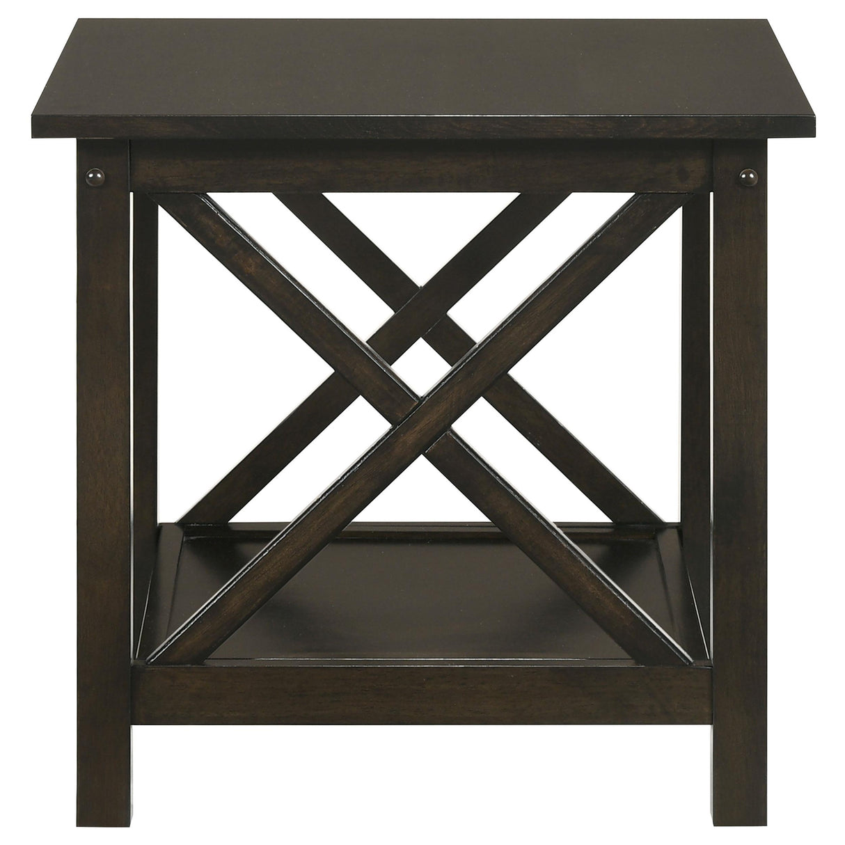  Coaster Furniture Rachelle 5909 3-piece Rectangular Coffee Table Set - Deep Merlot IMAGE 8