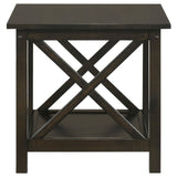  Coaster Furniture Rachelle 5909 3-piece Rectangular Coffee Table Set - Deep Merlot IMAGE 8