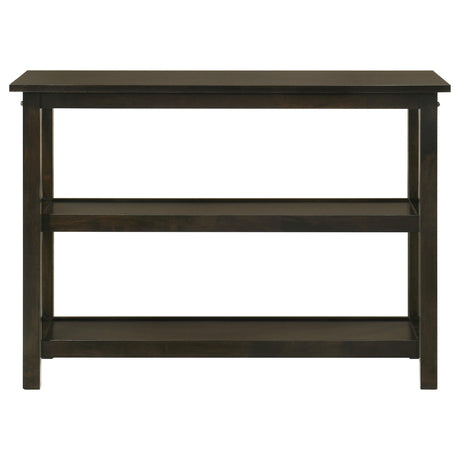  Coaster Furniture Rachelle 5910 2-shelf Wood Entryway Console Table - Deep Merlot IMAGE 2