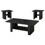  Coaster Furniture Rodez 700345 3-piece Engineered Wood Coffee Table Set - Black Oak IMAGE 1