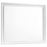 Barzini Rectangle Dresser Mirror White image