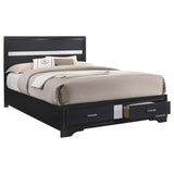 Miranda Queen 2-drawer Storage Bed Black image