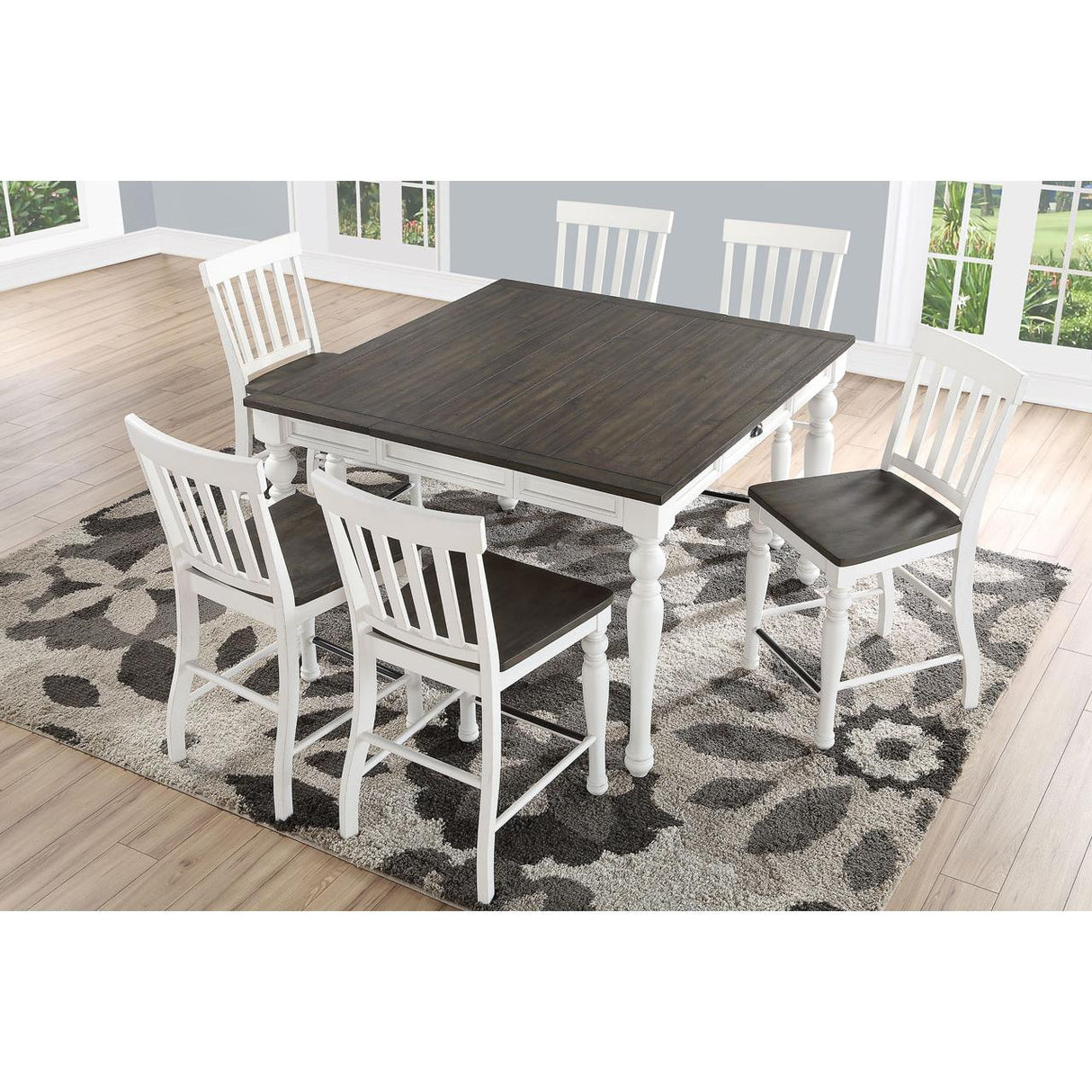  Steve Silver Furniture Joanna 7 pc Counter Height Dining Set IMAGE 1